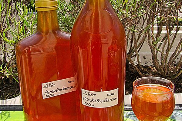 Liqueur Made from Mirabelle Seeds