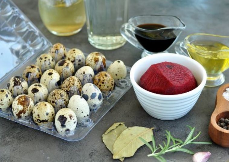 Pickled Quail Eggs
