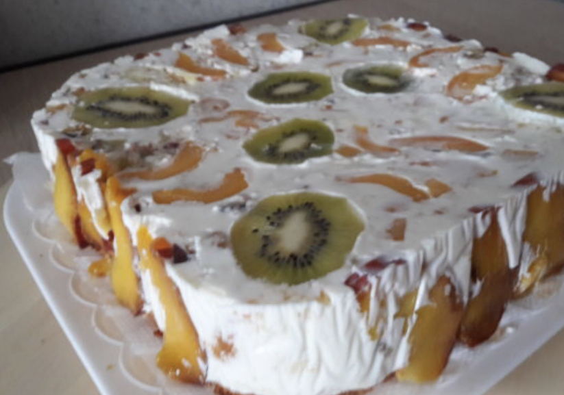 Orange Jelly Cake Recipe by Rosy Sethi - Cookpad