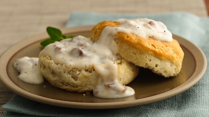 Biscuit with gravy  