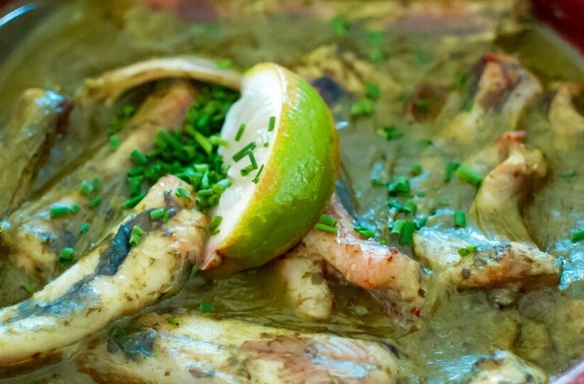 Eels in Green Sauce