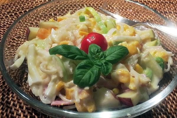 24 – Hour Layered Salad with Pineapple and Tangerines