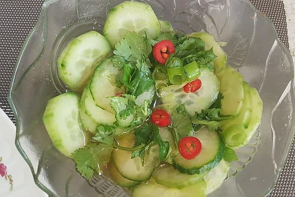 Ajad – Thai Cucumber Salad As Side Dish