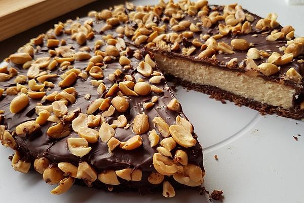 All American Chocolate and Peanut Butter Cheesecake