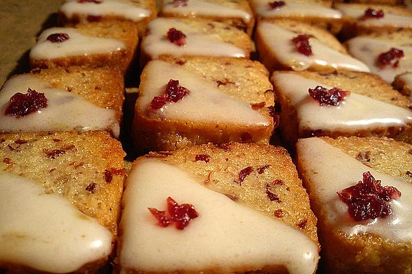 Almond Cookies with Cranberries