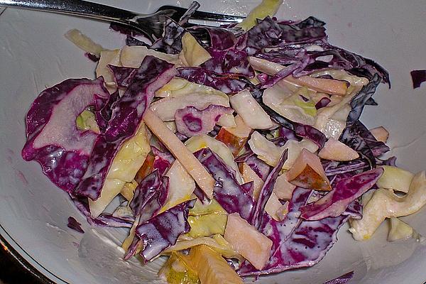 American Cabbage and Apple Salad