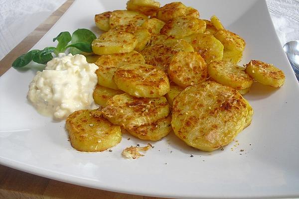 American Parmesan Potatoes, Roasted in Oven