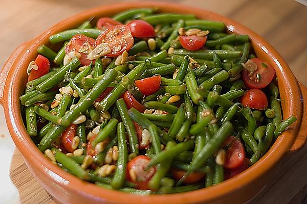 Antipasti with Green Beans and Pine Nuts