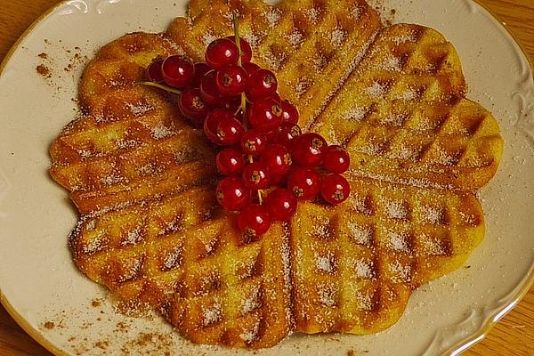 Apple and Millet Waffles