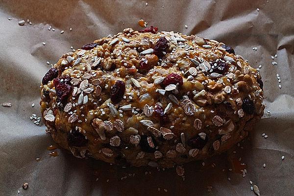 Apple Bread with Dried Cranberries
