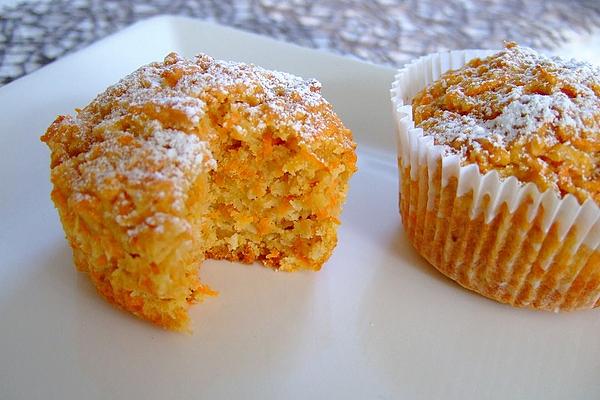 Apple-carrot-coconut Muffins