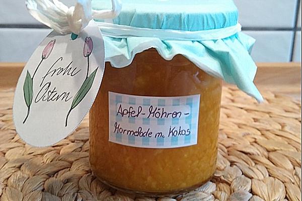 Apple-carrot Jam with Coconut