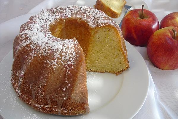 Apple-eggnog Cake