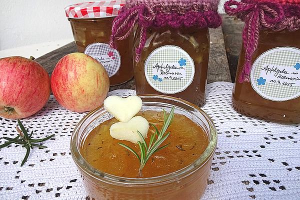 Apple Jelly with Rosemary