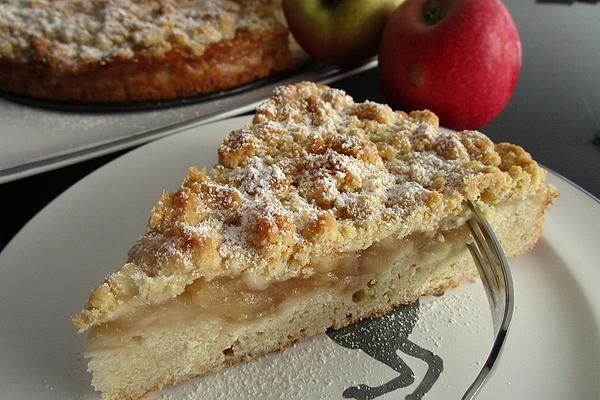 Applesauce Streusel Sheet Cake