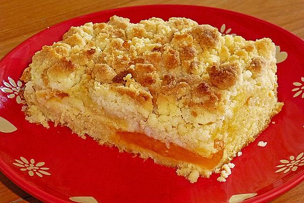 Apricot Cake with Coconut Crumble
