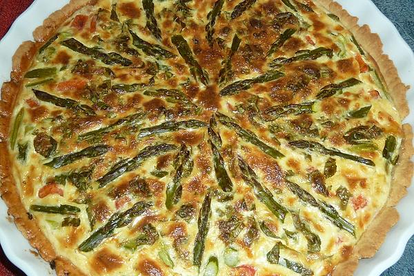 Asparagus and Gruyère Quiche