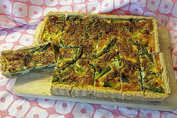 Asparagus and Wild Garlic Quiche