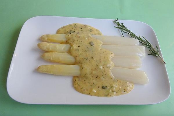 Asparagus Cream Sauce with Dill
