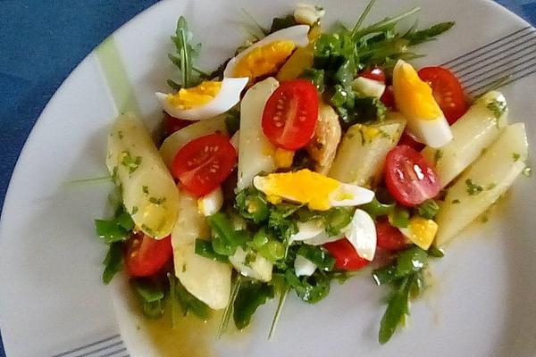 Asparagus Salad with Egg Dressing
