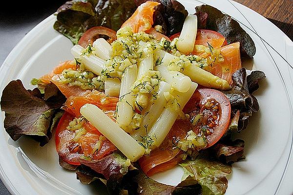 Asparagus Salad with Salmon