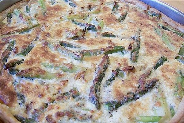 Asparagus Tart with Goat Cheese