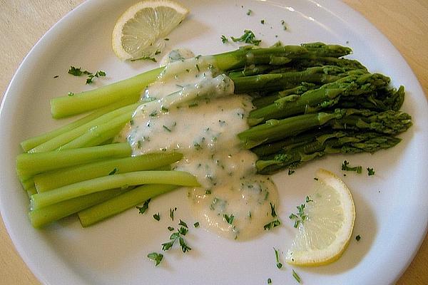 Asparagus with Low-calorie Sauce