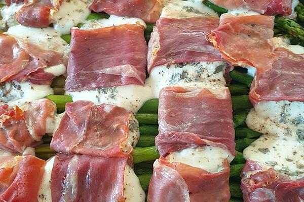 Asparagus with Mozzarella Packets