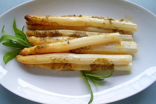 Asparagus with Wild Garlic Oil – Pesto in Microwave