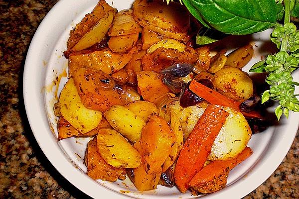 Autumn Oven Dish with New Potatoes