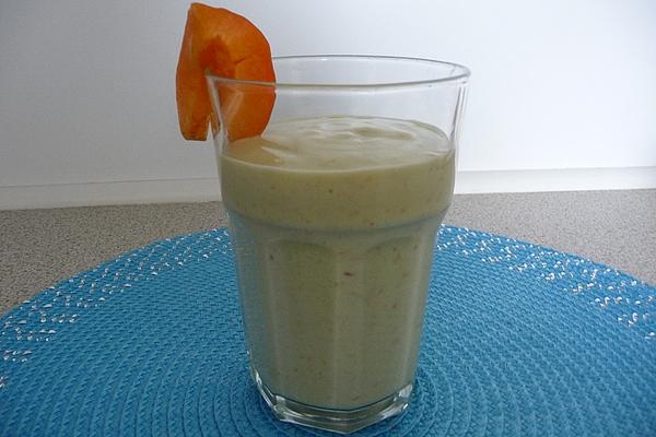 Avocado Apricot Yogurt Smoothie