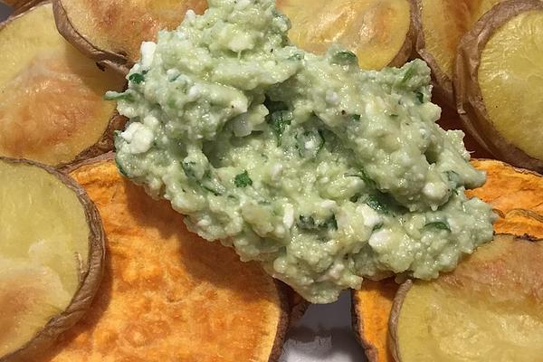 Avocado, Feta and Chervil Dip