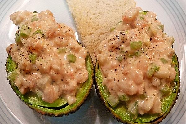 Avocado Stuffed with Crabs
