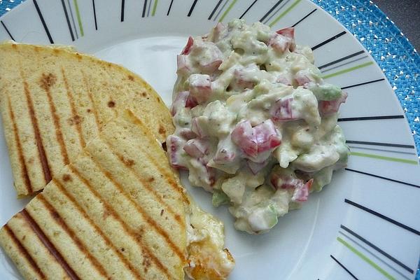 Avocado Tomato Yogurt Dip