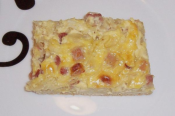 Bacon and Onion Cake