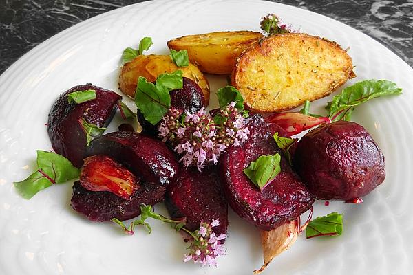Baked Beetroot with Herbs