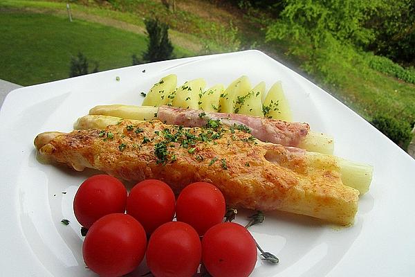 Baked Ham – Asparagus – Rolls