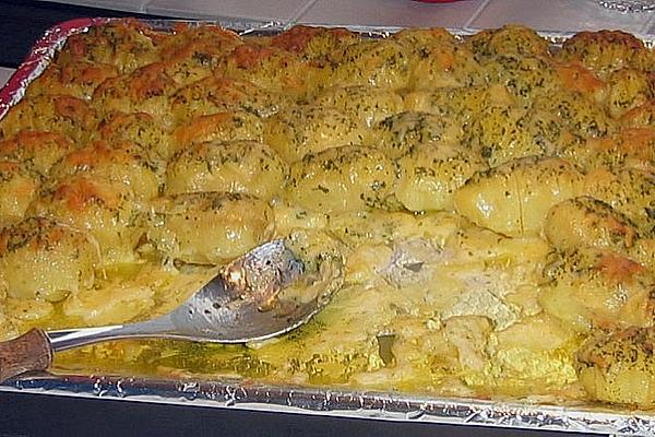 Baked Potatoes with Herb Butter
