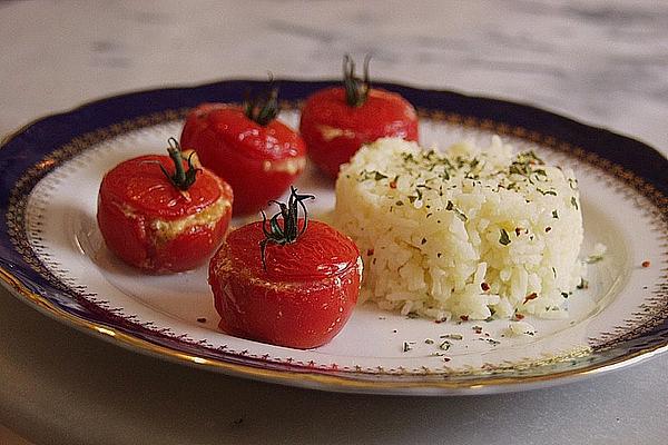 Baked Tomatoes with Sheep Cheese
