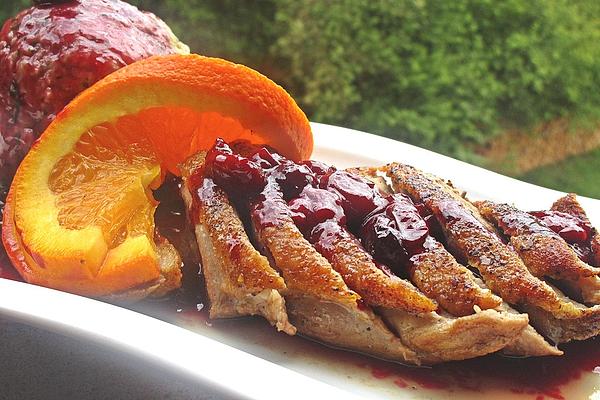 Barbarie – Duck Breast with Port Wine – Cherry Sauce