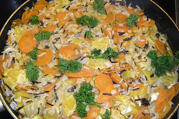 Basmati Rice with Carrots and Oranges