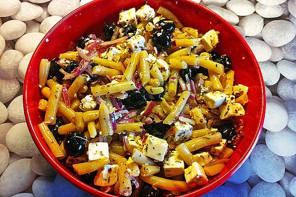 Bean Salad with Olives and Feta