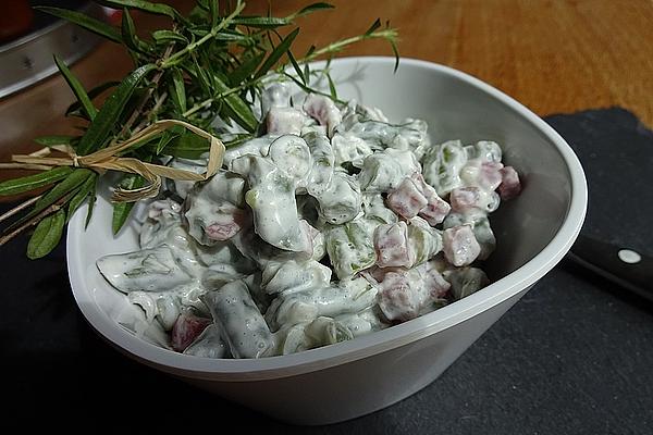 Bean Salad with Sour Cream and Bacon