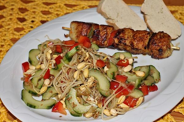 Bean Sprouts and Cucumber Salad