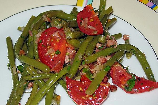 Beans – Tomato Salad with Bacon