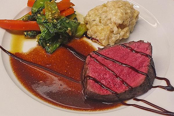 Beef Fillet with Balsamic Sauce