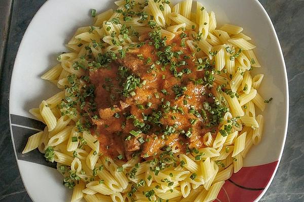 Beef Goulash with Noodles