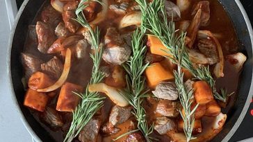Venison Ragout with Balsamic Sauce