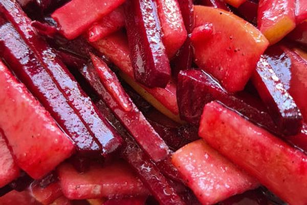 Beetroot, Apple and Walnut Salad