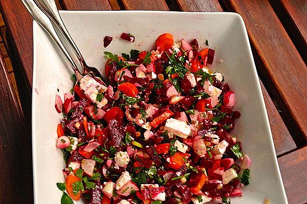 Beetroot Salad with Arabic Touch